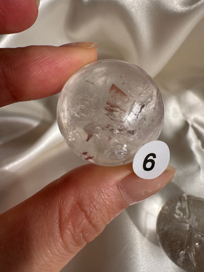 Small Clear Quartz Sphere 30mm