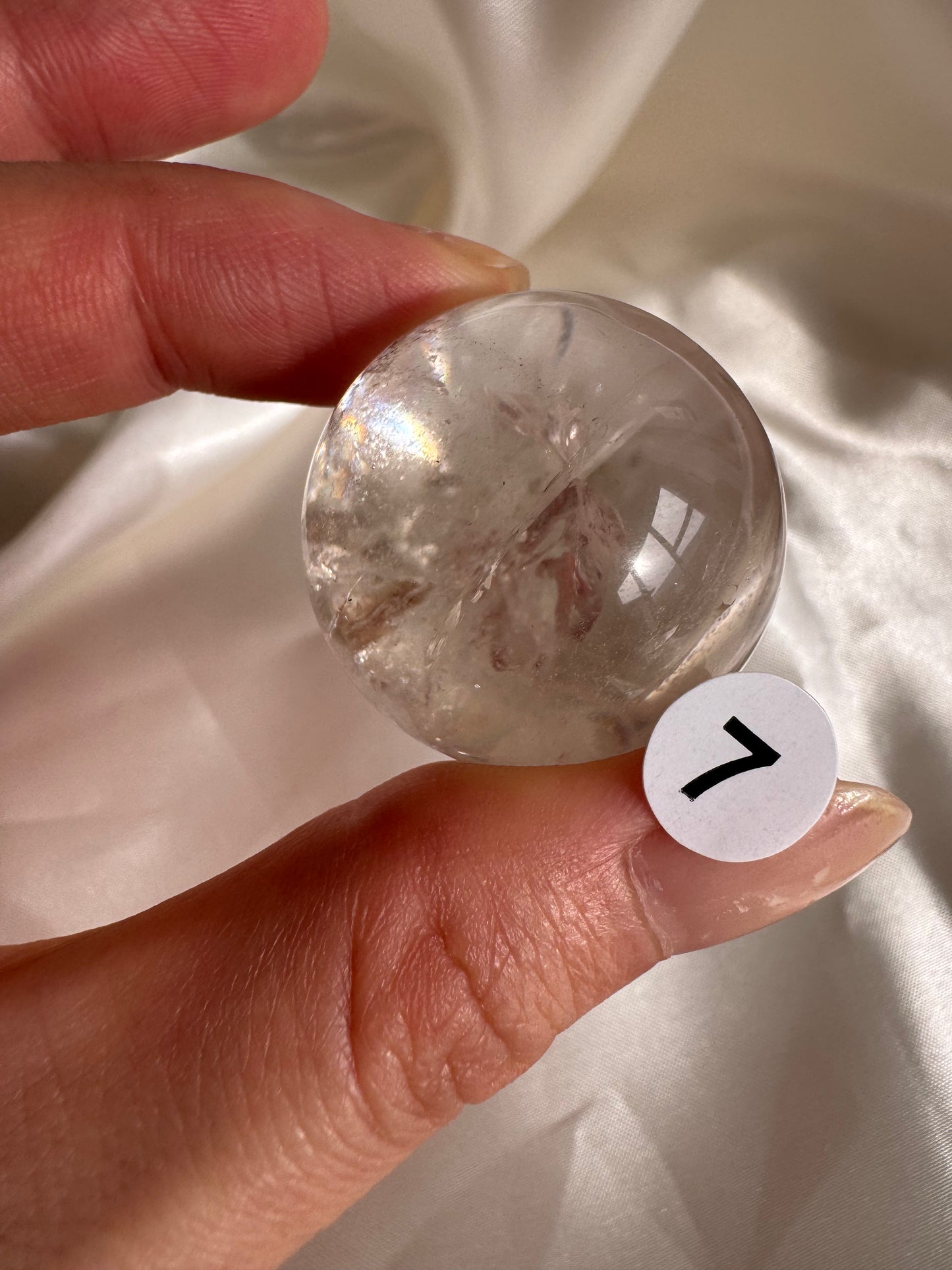 Small Clear Quartz Sphere 30mm