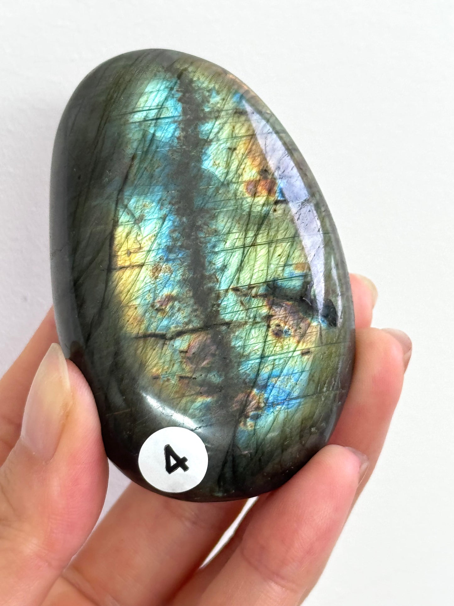 HG Labradorite Palmstone  #4