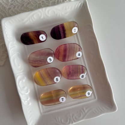 Candy Fluorite Palm Stone