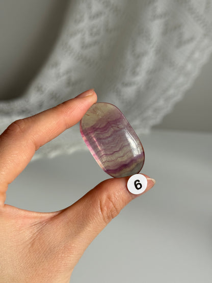 Candy Fluorite Palm Stone