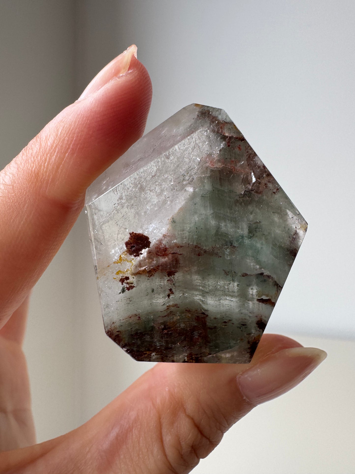 Garden Quartz Lodolite Freeform
