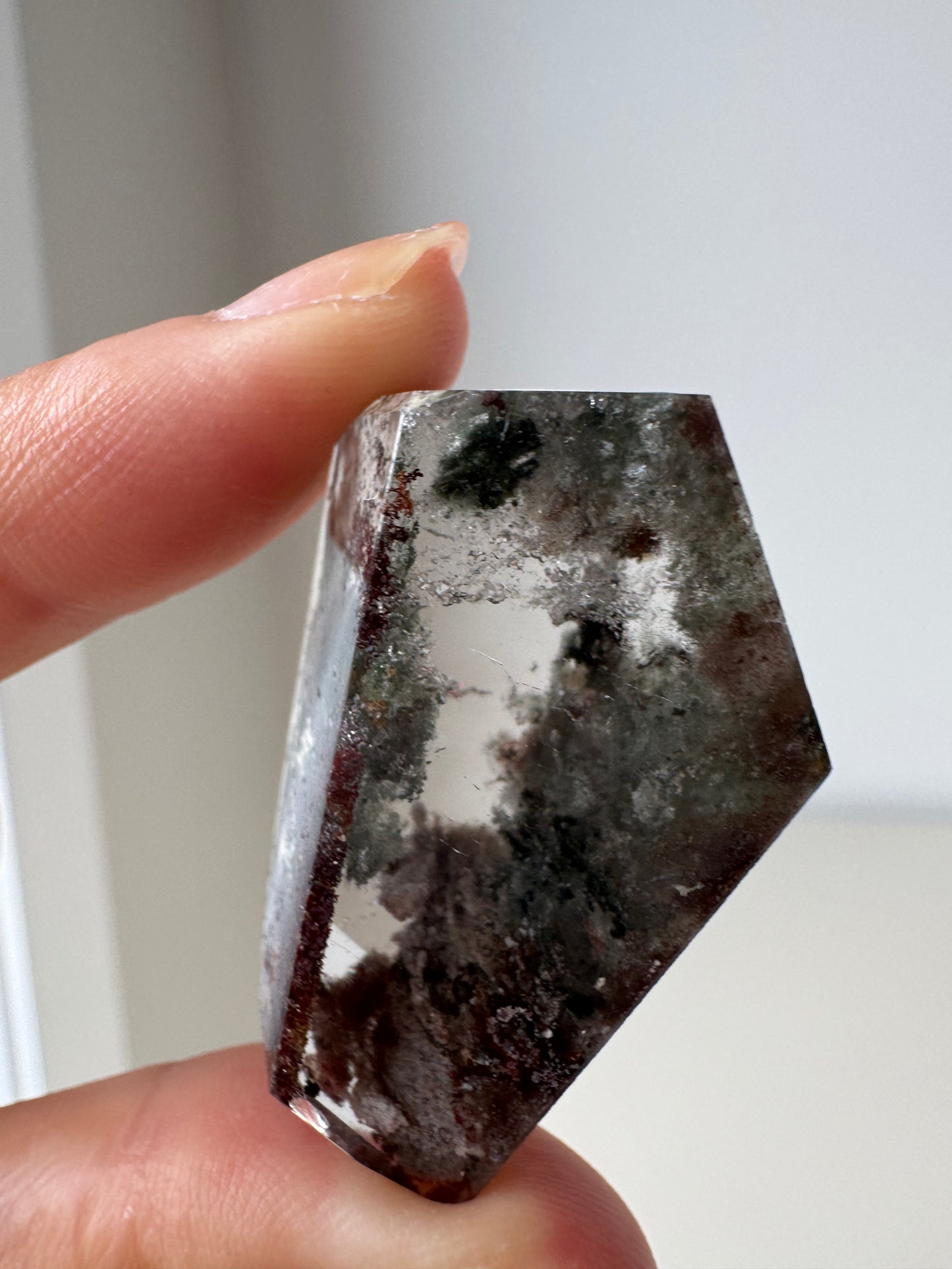 Garden Quartz Lodolite Freeform