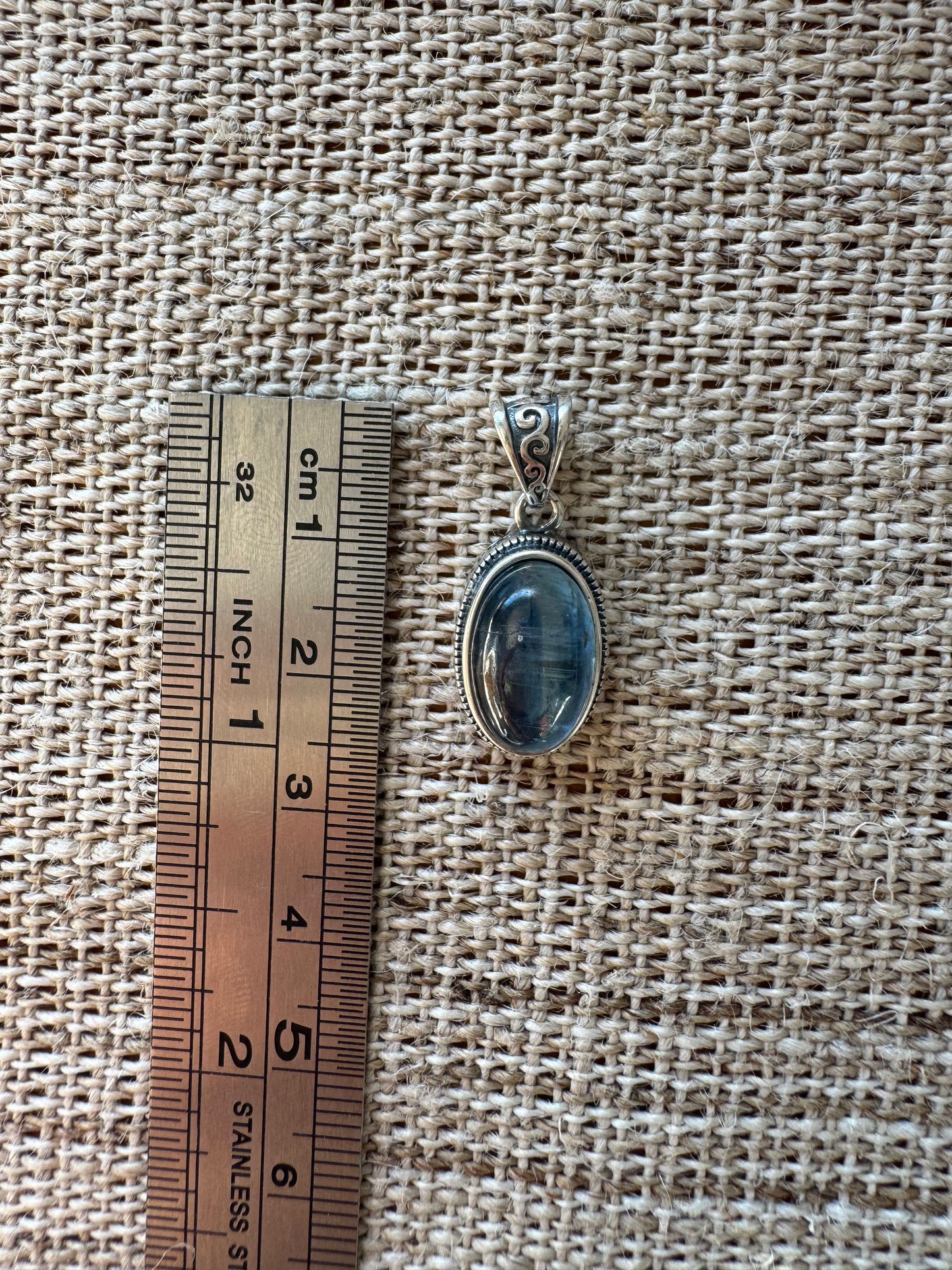 Blue Kyanite 925 Sterling Sliver Pendant