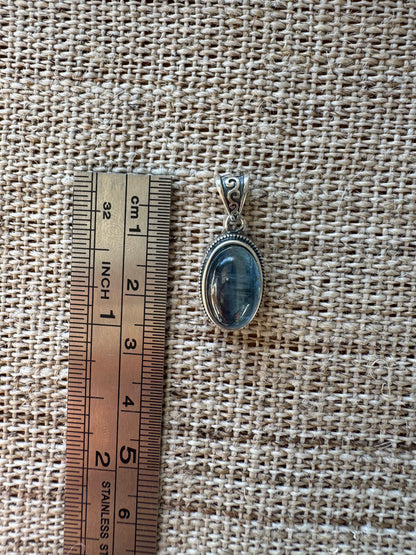 Blue Kyanite 925 Sterling Sliver Pendant