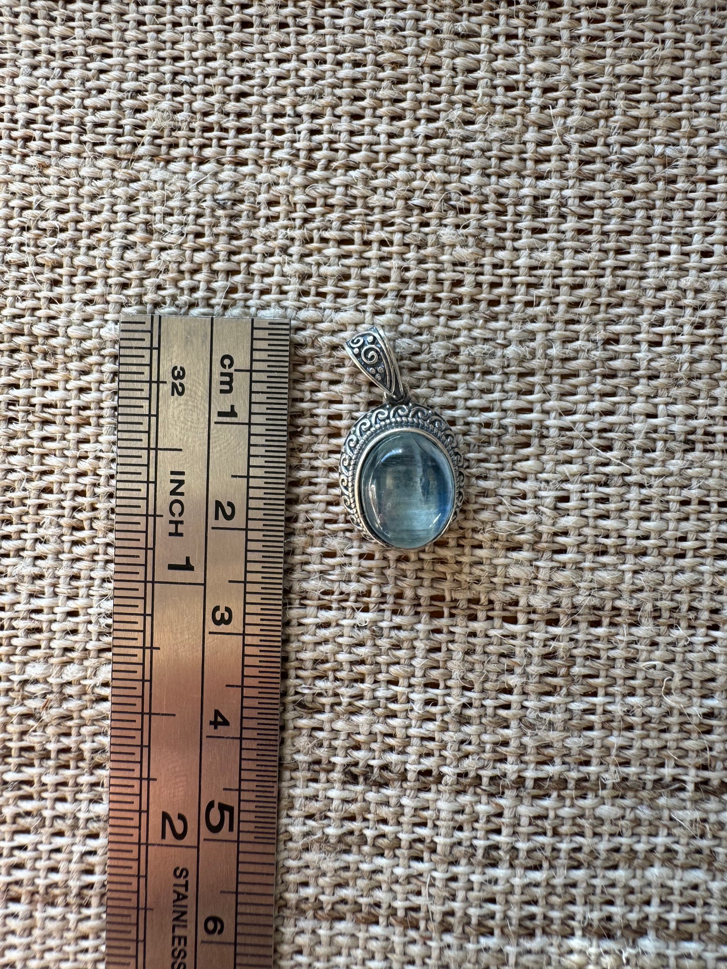 Blue Kyanite 925 Sterling Sliver Pendant