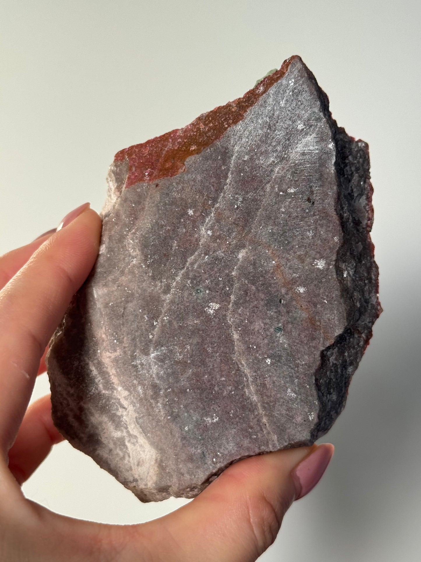 Cobaltoan Calcite with Malachite 313g