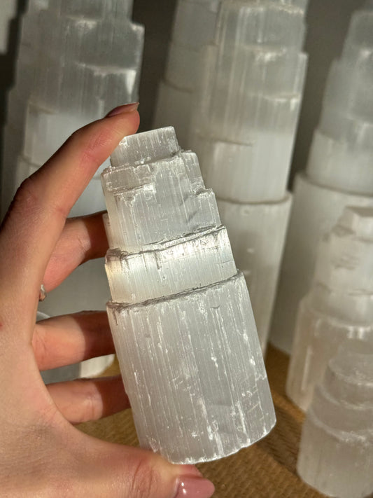 Selenite Tower 100mm