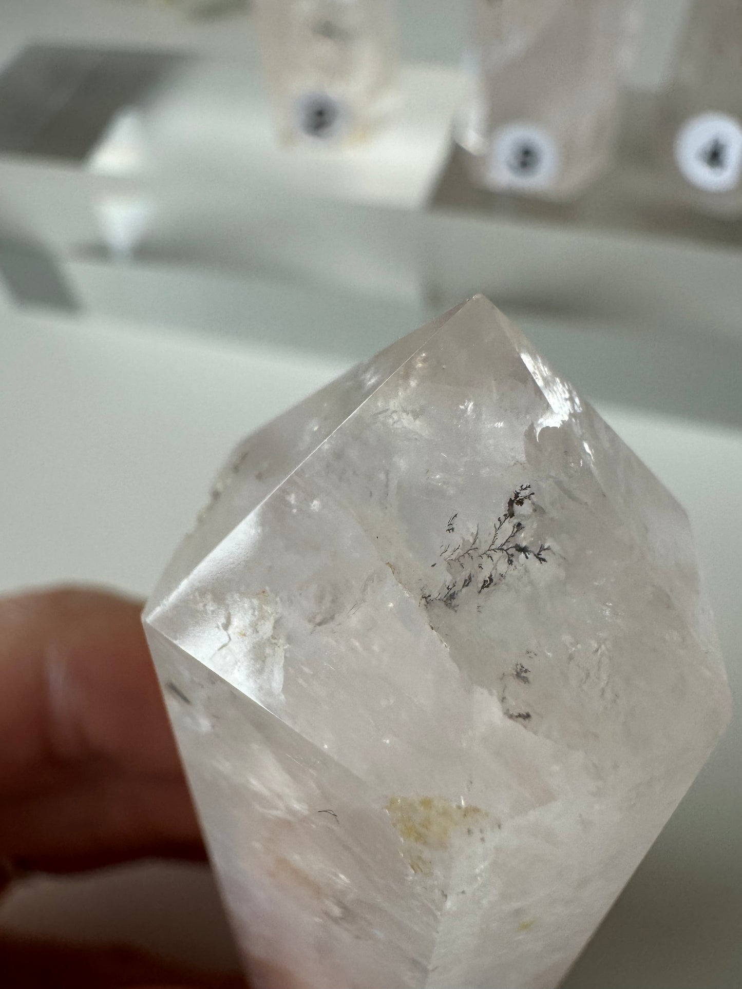 Dendritic Rose Quartz Small Point