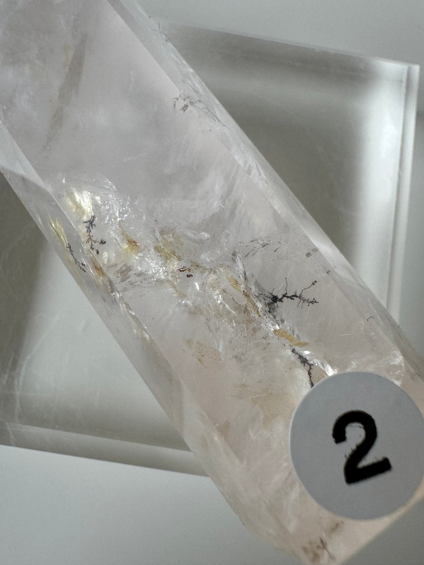 Dendritic Rose Quartz Small Point
