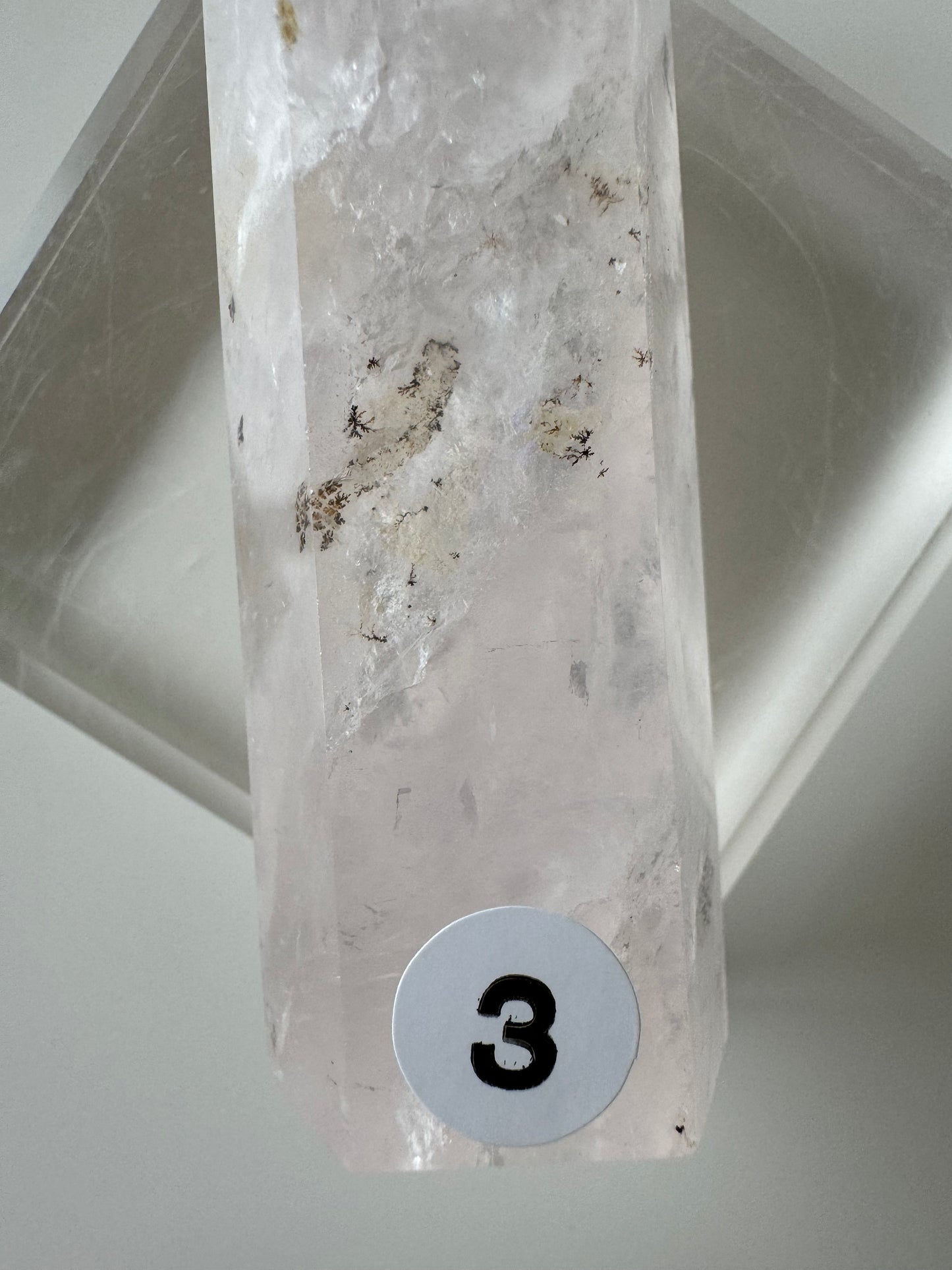 Dendritic Rose Quartz Small Point