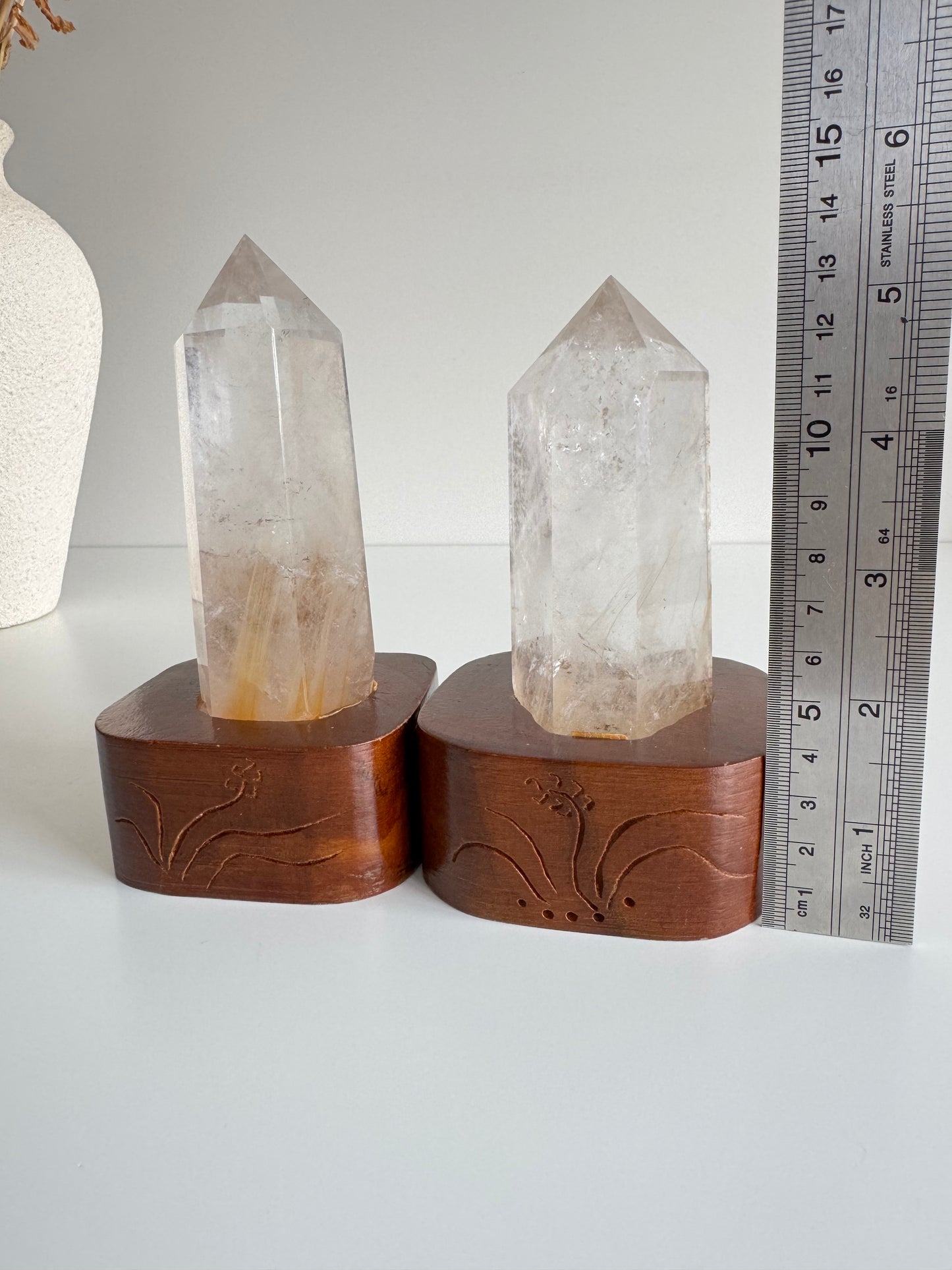 Rutile Quartz Tower with Stand #2