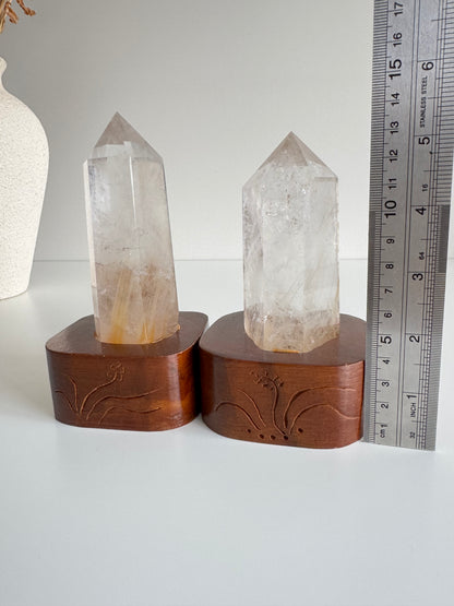 Rutile Quartz Tower with Stand #2