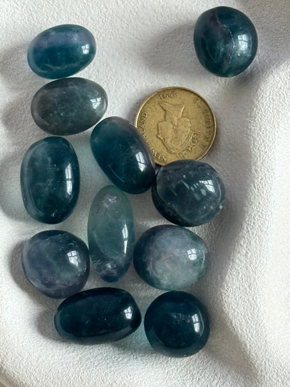 Blue Fluorite Tumble