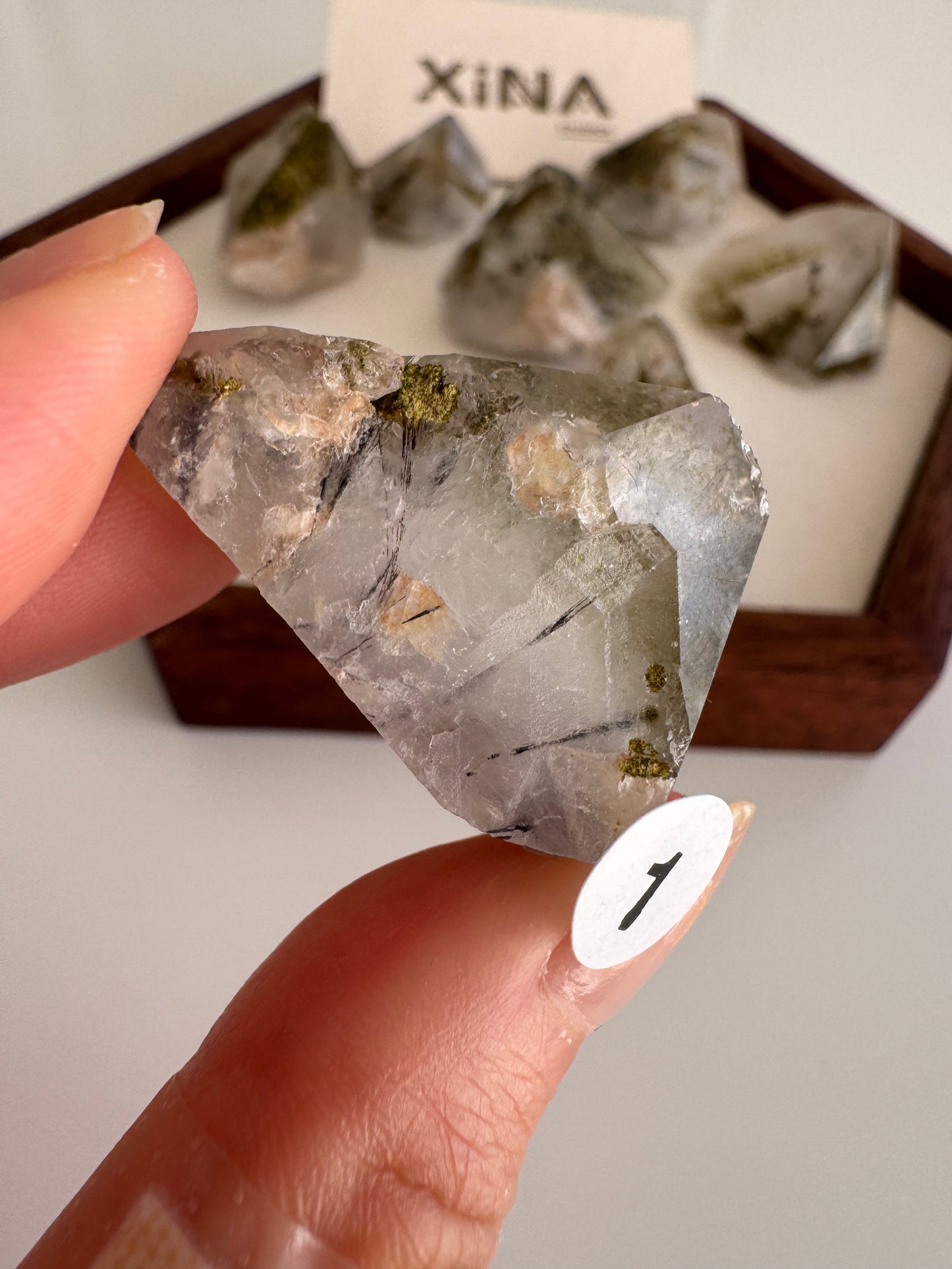 Epidote and Hematite Quartz