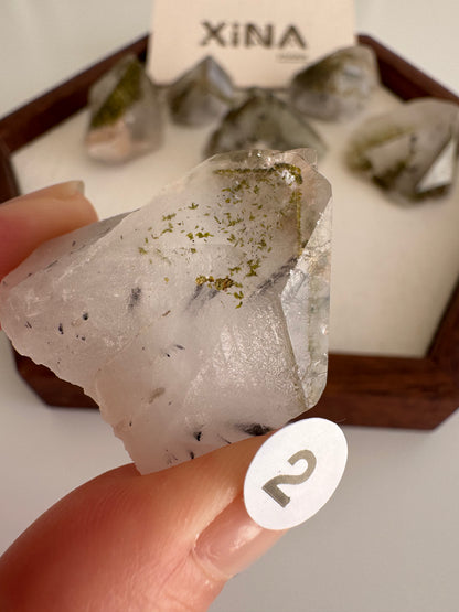 Epidote and Hematite Quartz