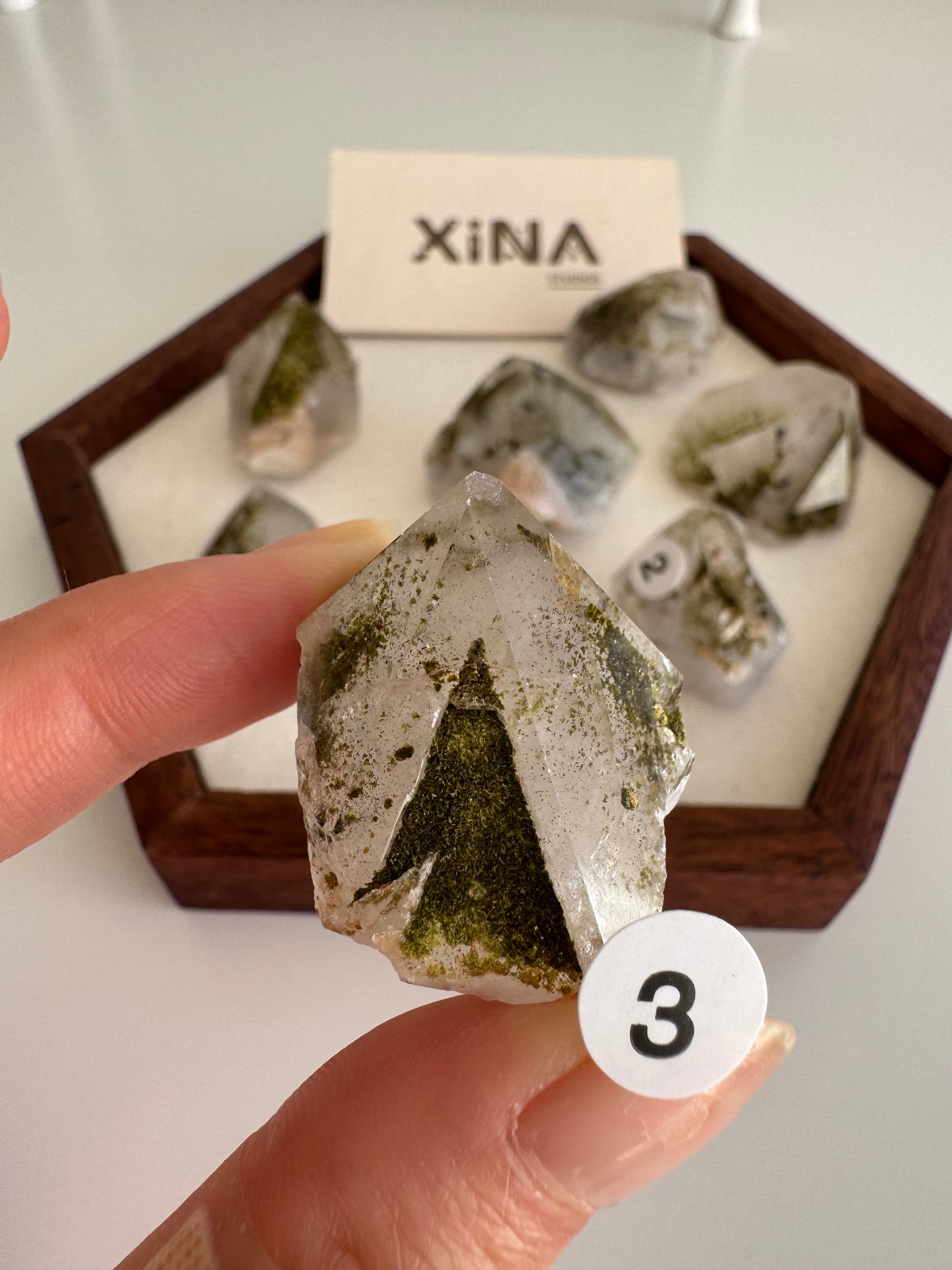 Epidote and Hematite Quartz