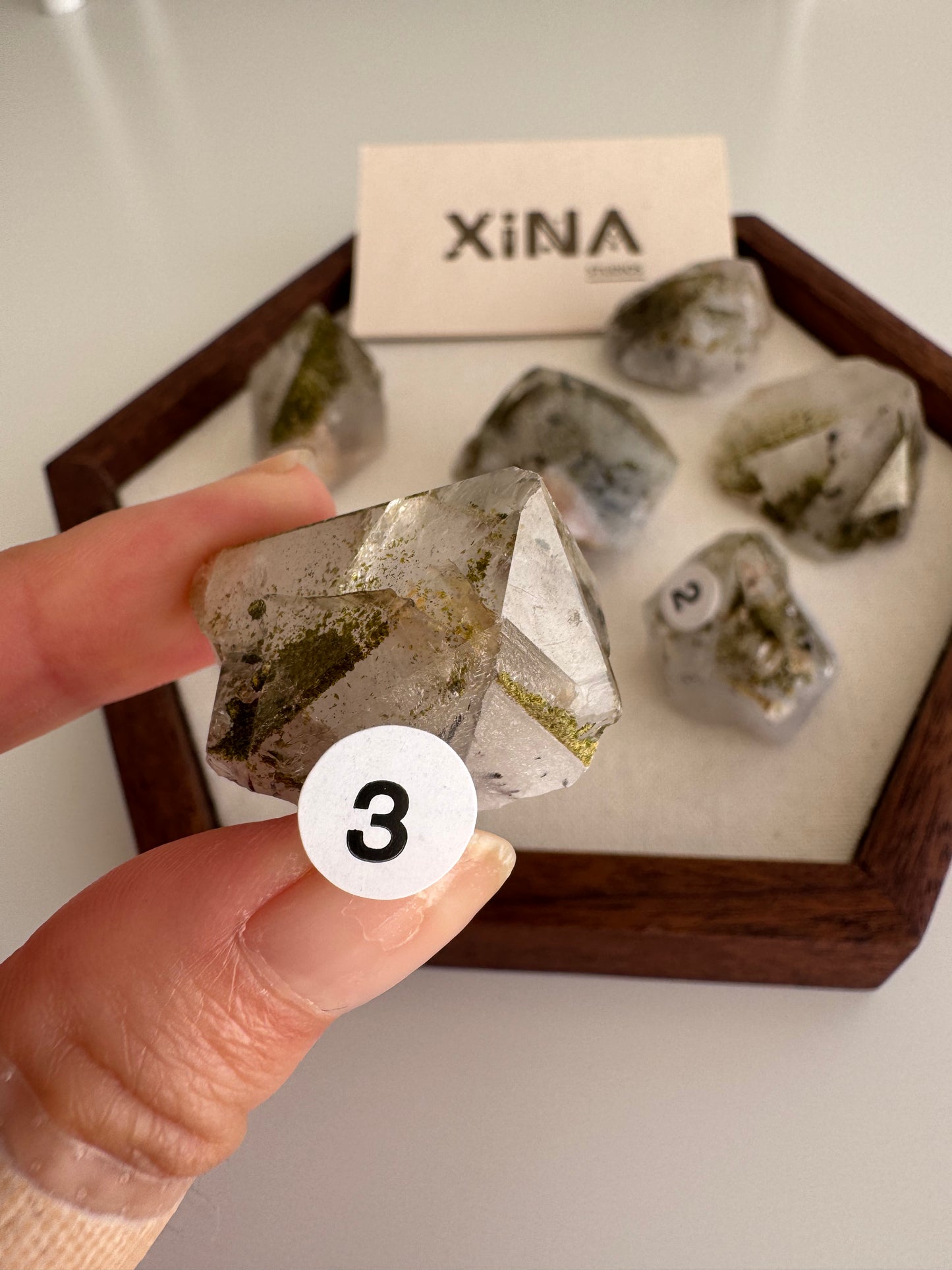 Epidote and Hematite Quartz