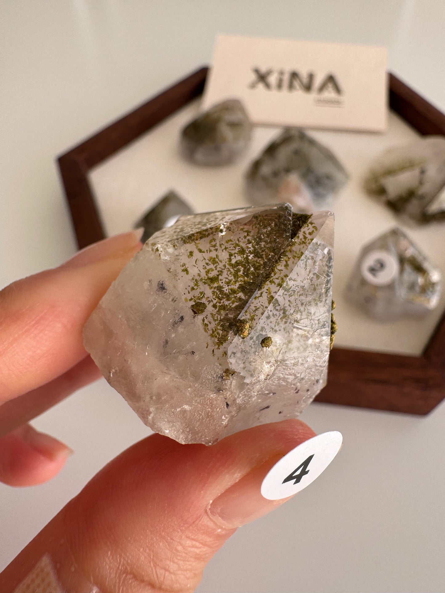 Epidote and Hematite Quartz