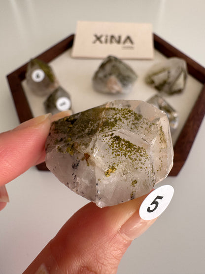 Epidote and Hematite Quartz