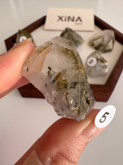 Epidote and Hematite Quartz