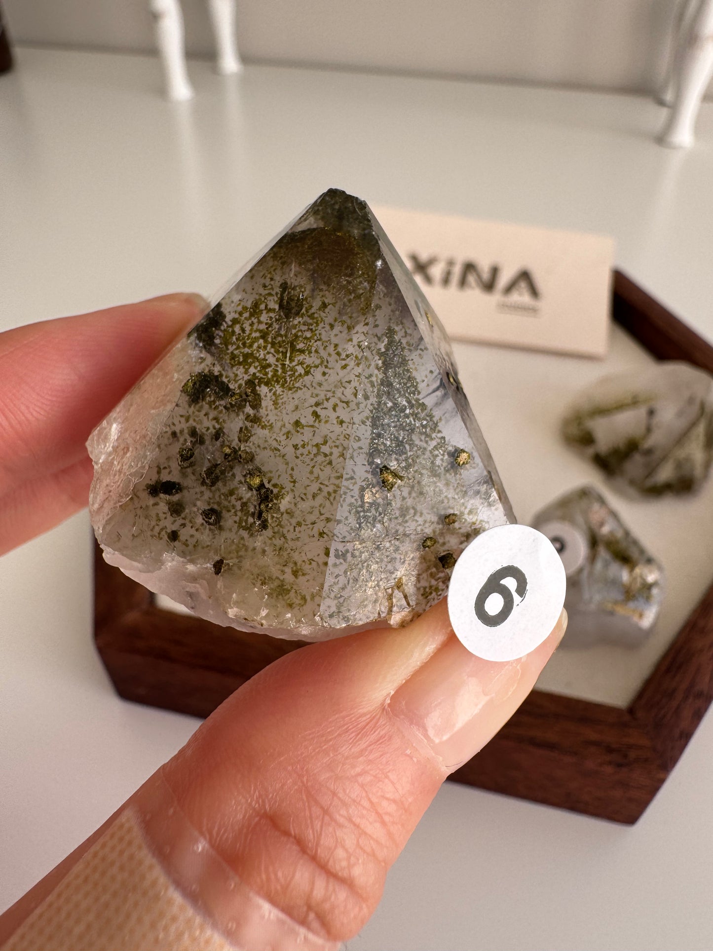 Epidote and Hematite Quartz