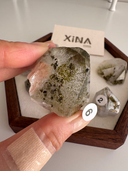 Epidote and Hematite Quartz