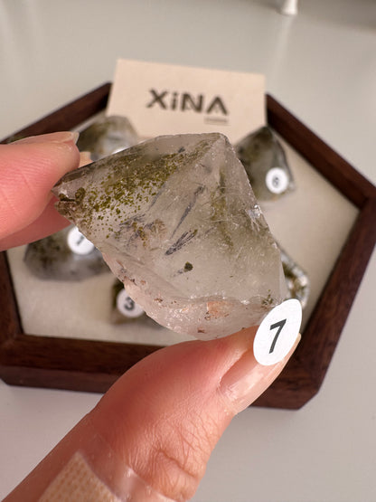 Epidote and Hematite Quartz