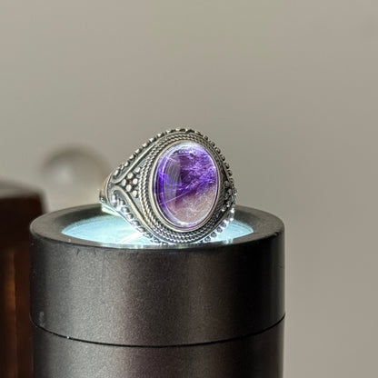 Super Seven Sterling Sliver Ring Adjustable