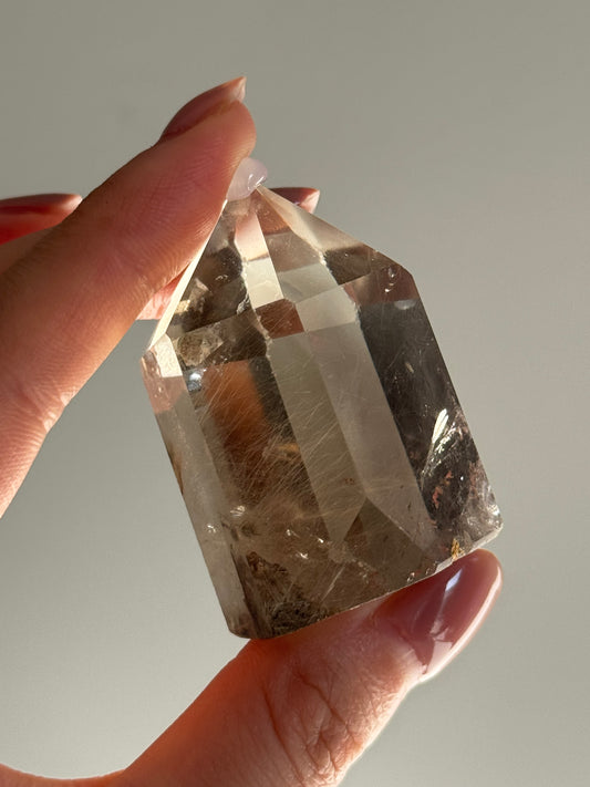Smoky Rutile Quartz Point