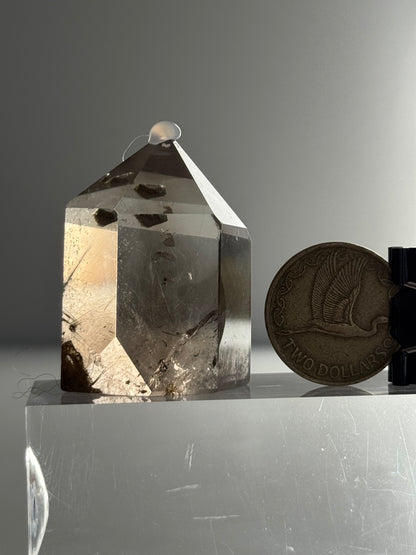 Smoky Rutile Quartz Point
