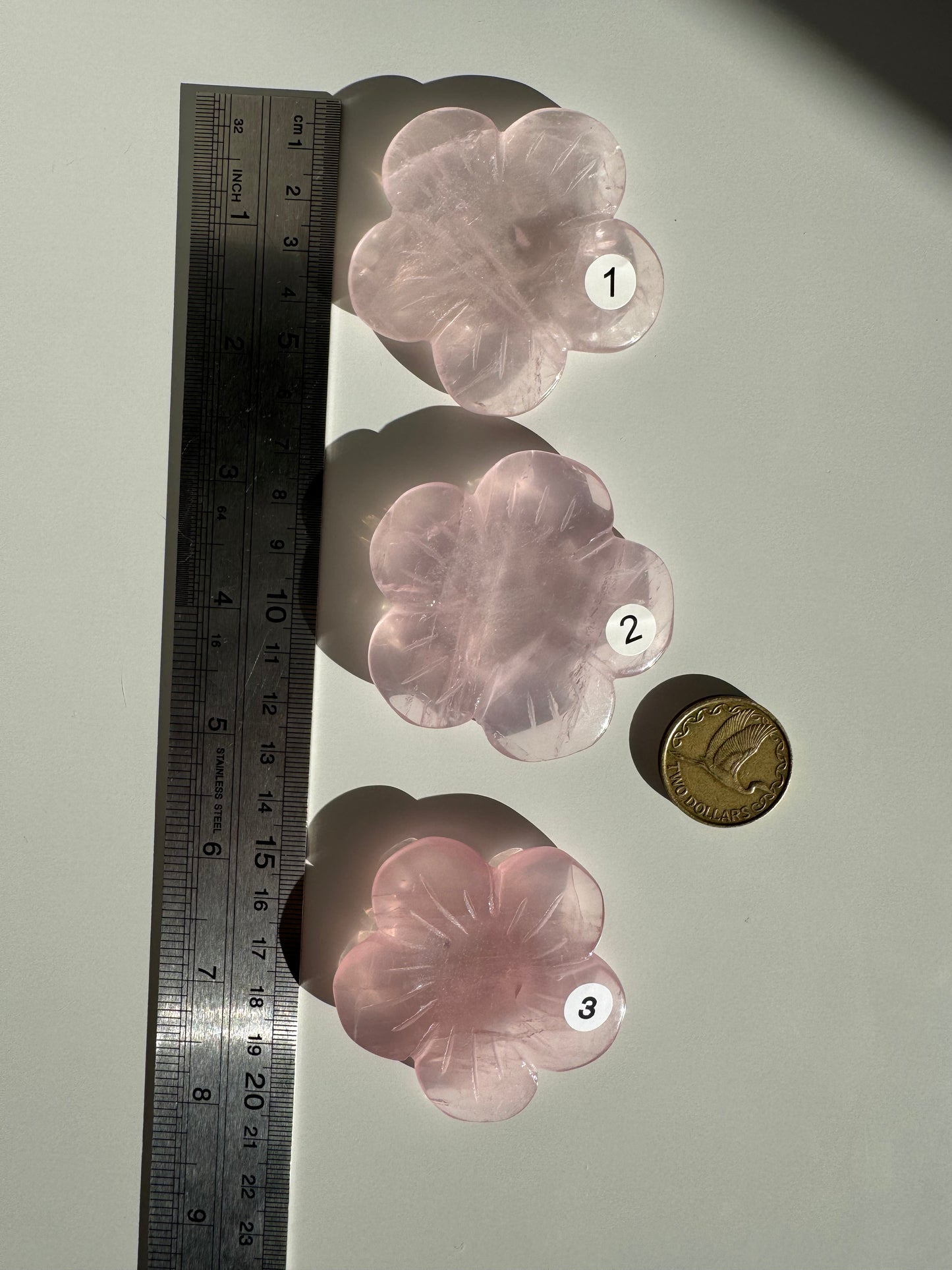 High Grade Rose Quartz Flower (Sphere Holder)