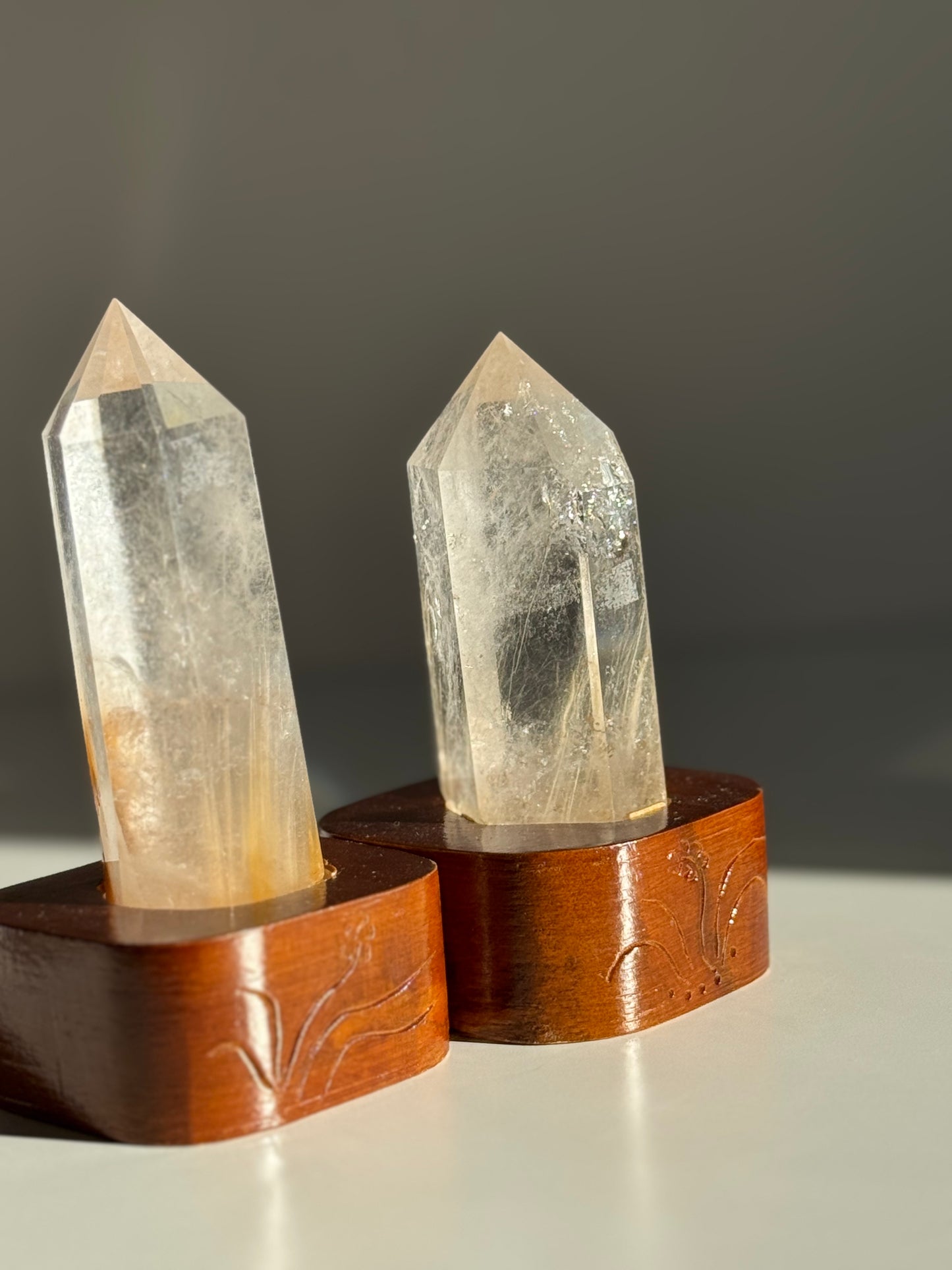 Rutile Quartz Tower with Stand #1