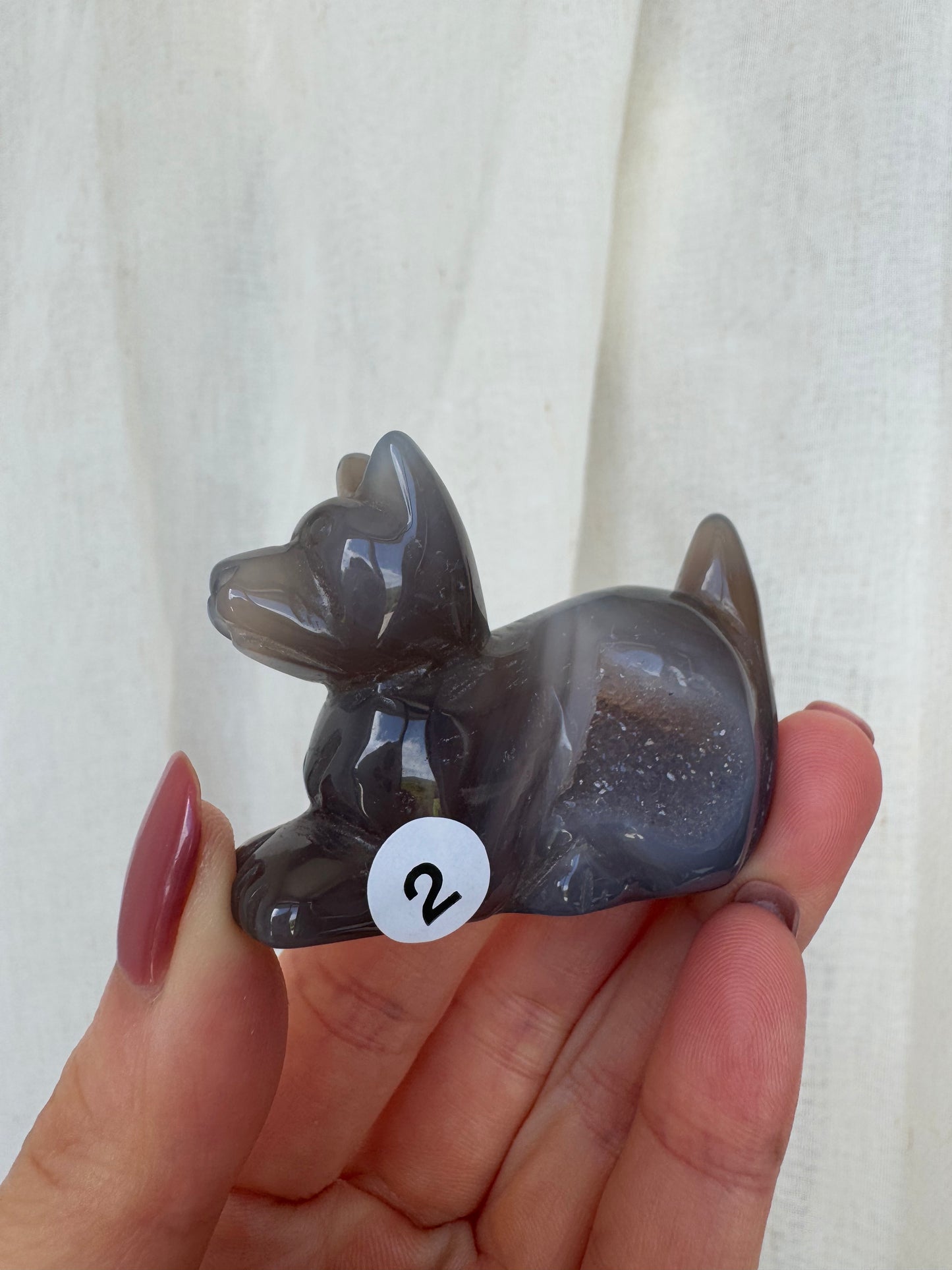 Agate Druzy Puppy/Dog