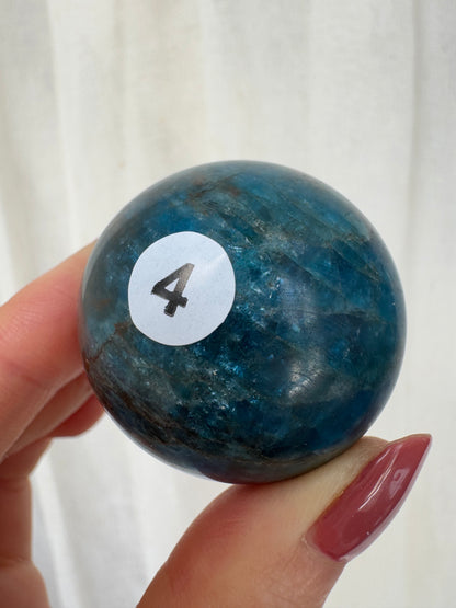 Blue Apatite Sphere #4 93g