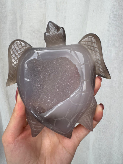 Agate Druzy Turtle (Large) 278g