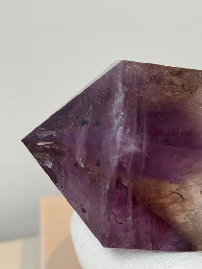 HG Hollandite Amethyst point #1 340g