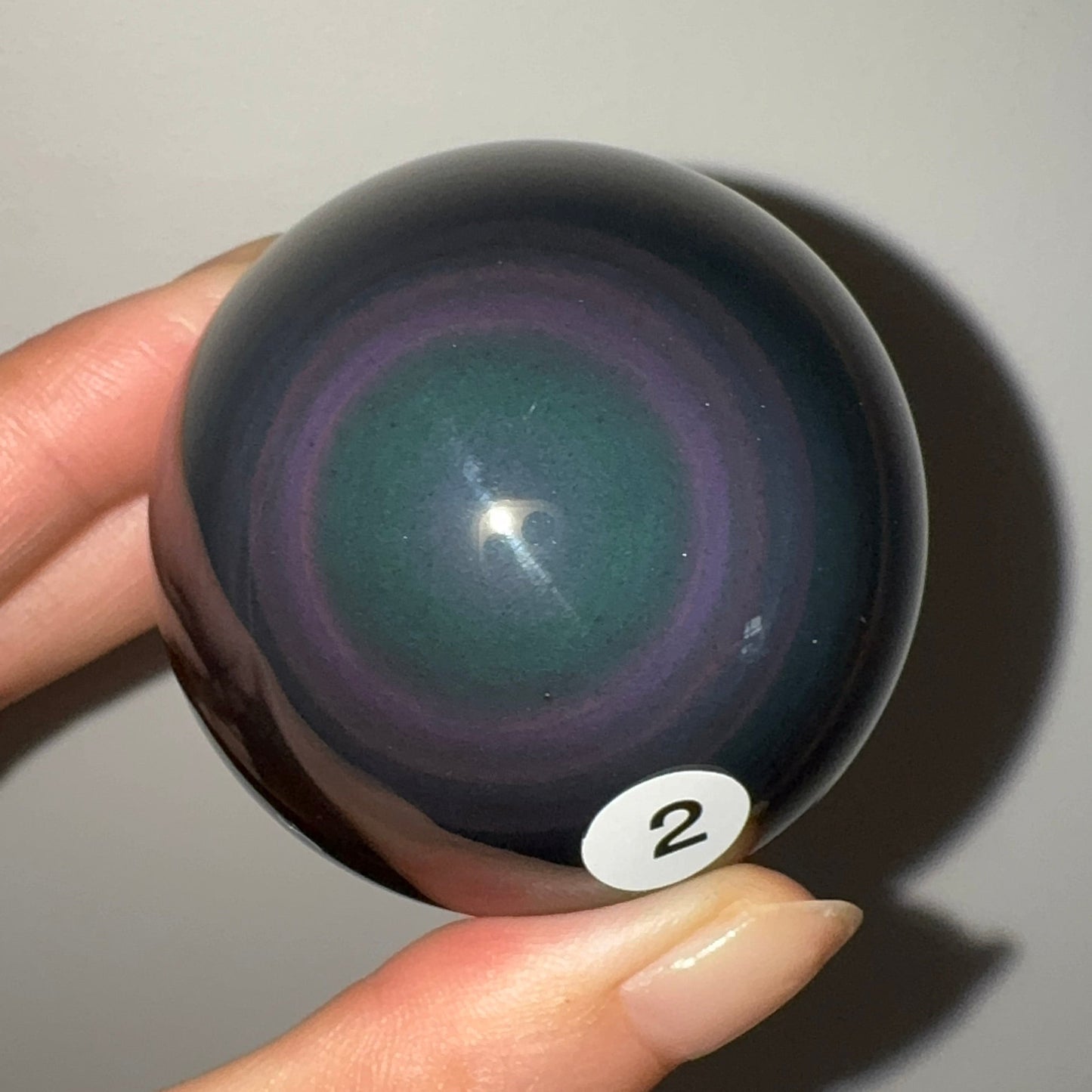 Rainbow Obsidian Sphere #2