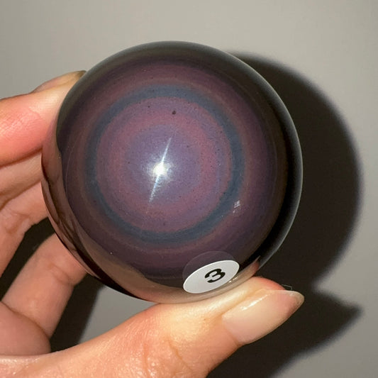 Rainbow Obsidian Sphere #3