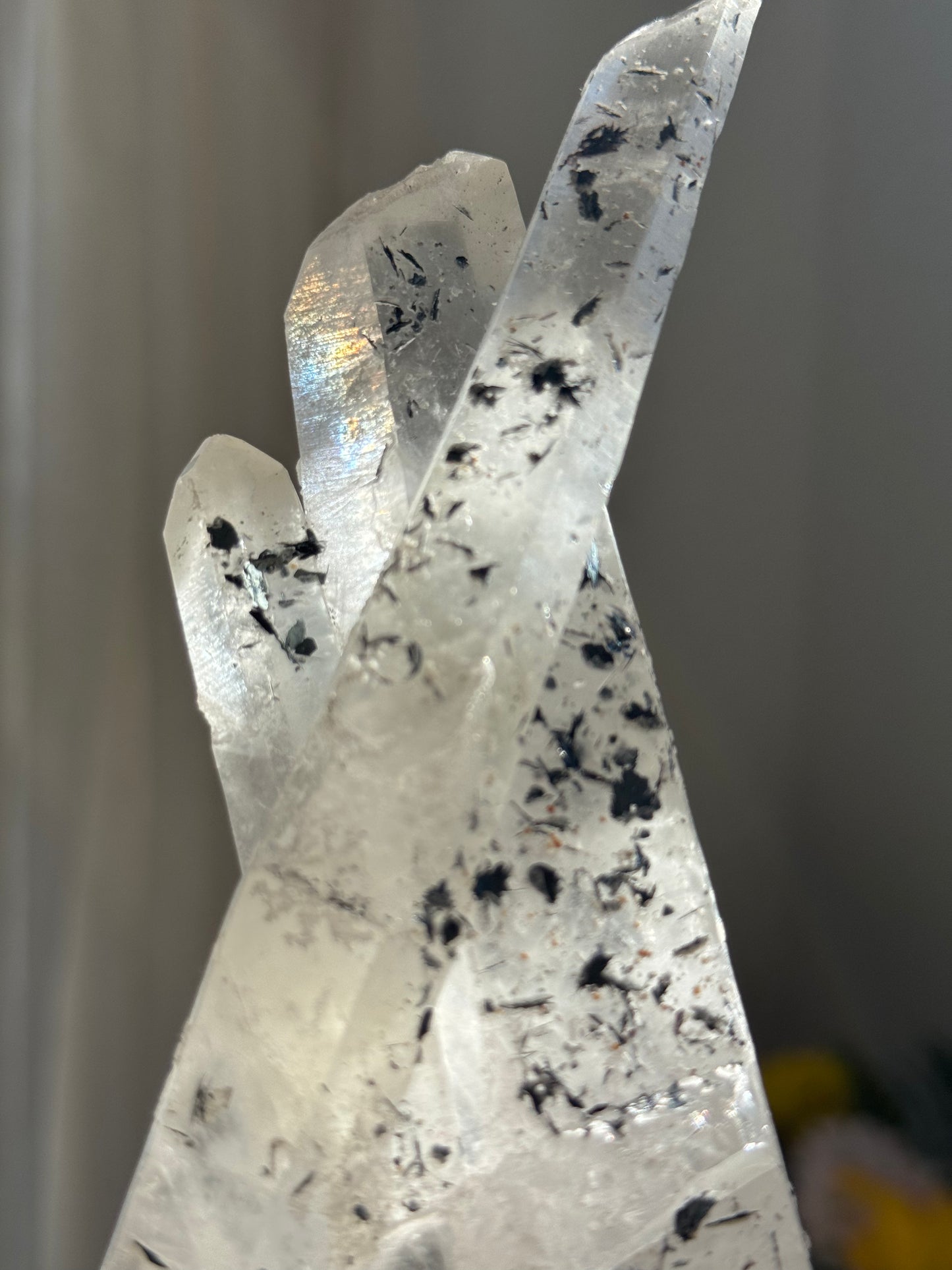 Hematite on Quartz with stand #2