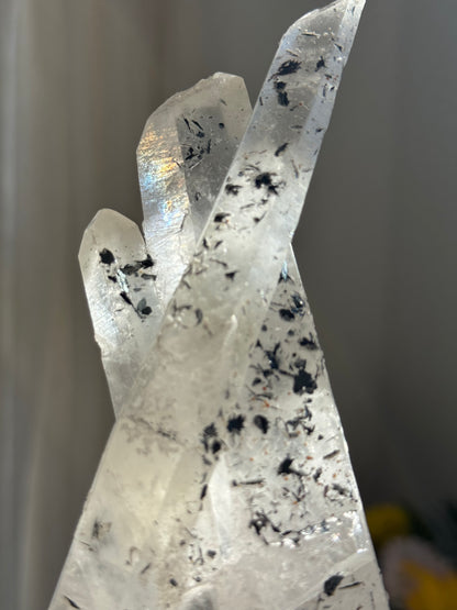 Hematite on Quartz with stand #2