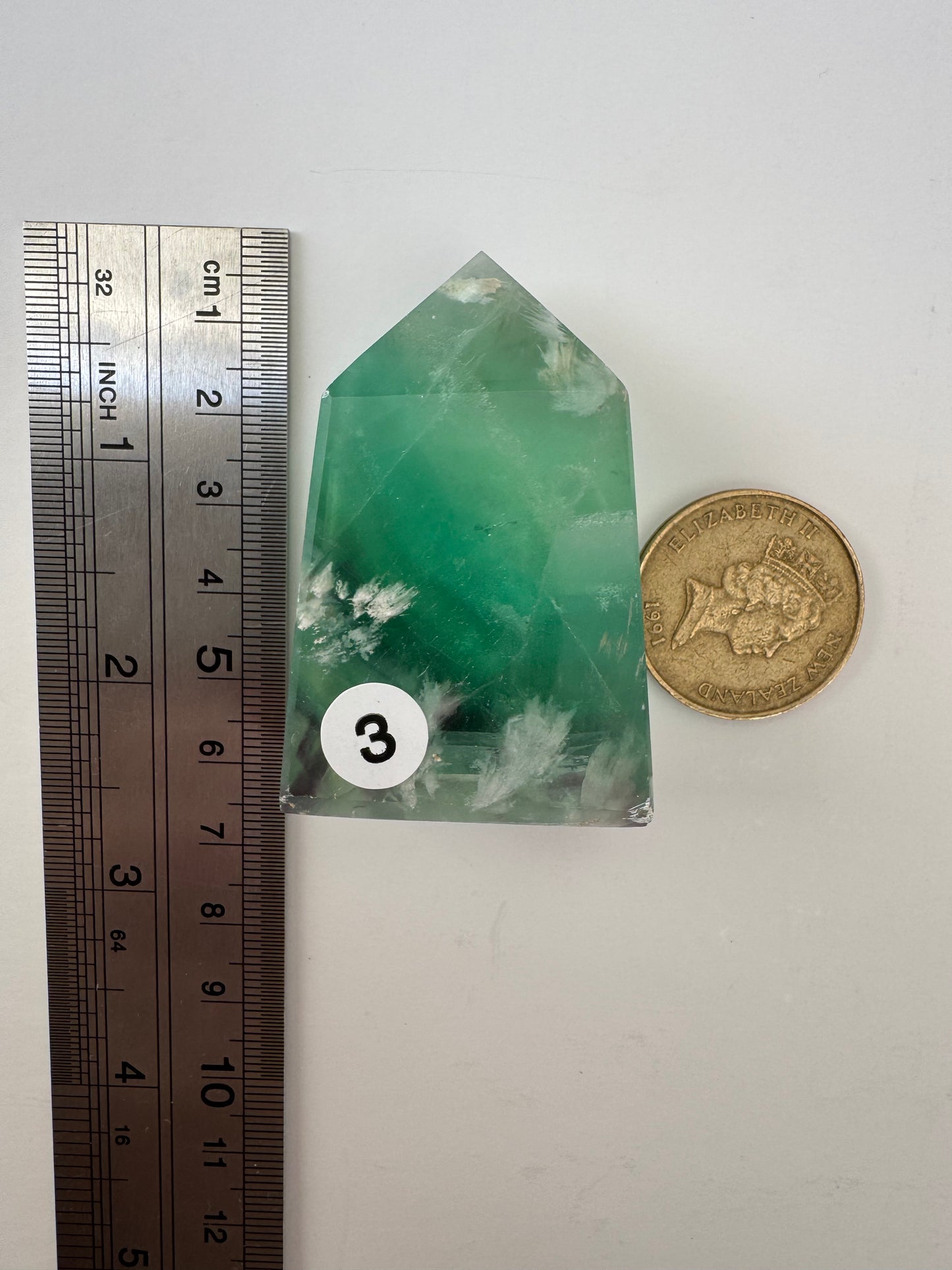 Feather Fluorite Point #3