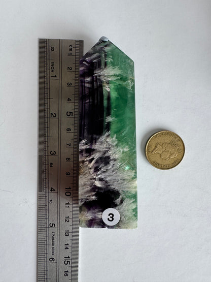 Feather Fluorite Point #3 (medium)
