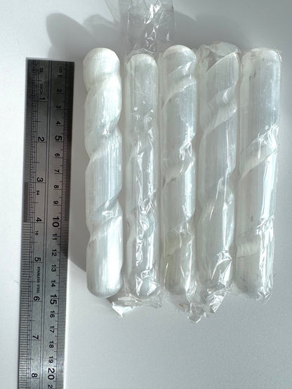 Selenite twisted stick (15mm)