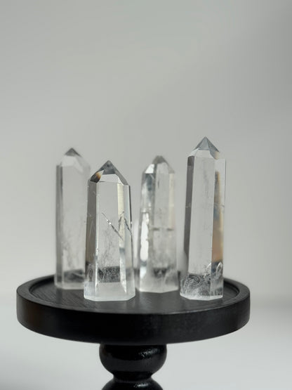 Blue Angel Feather Phantom Clear Quartz Point #1
