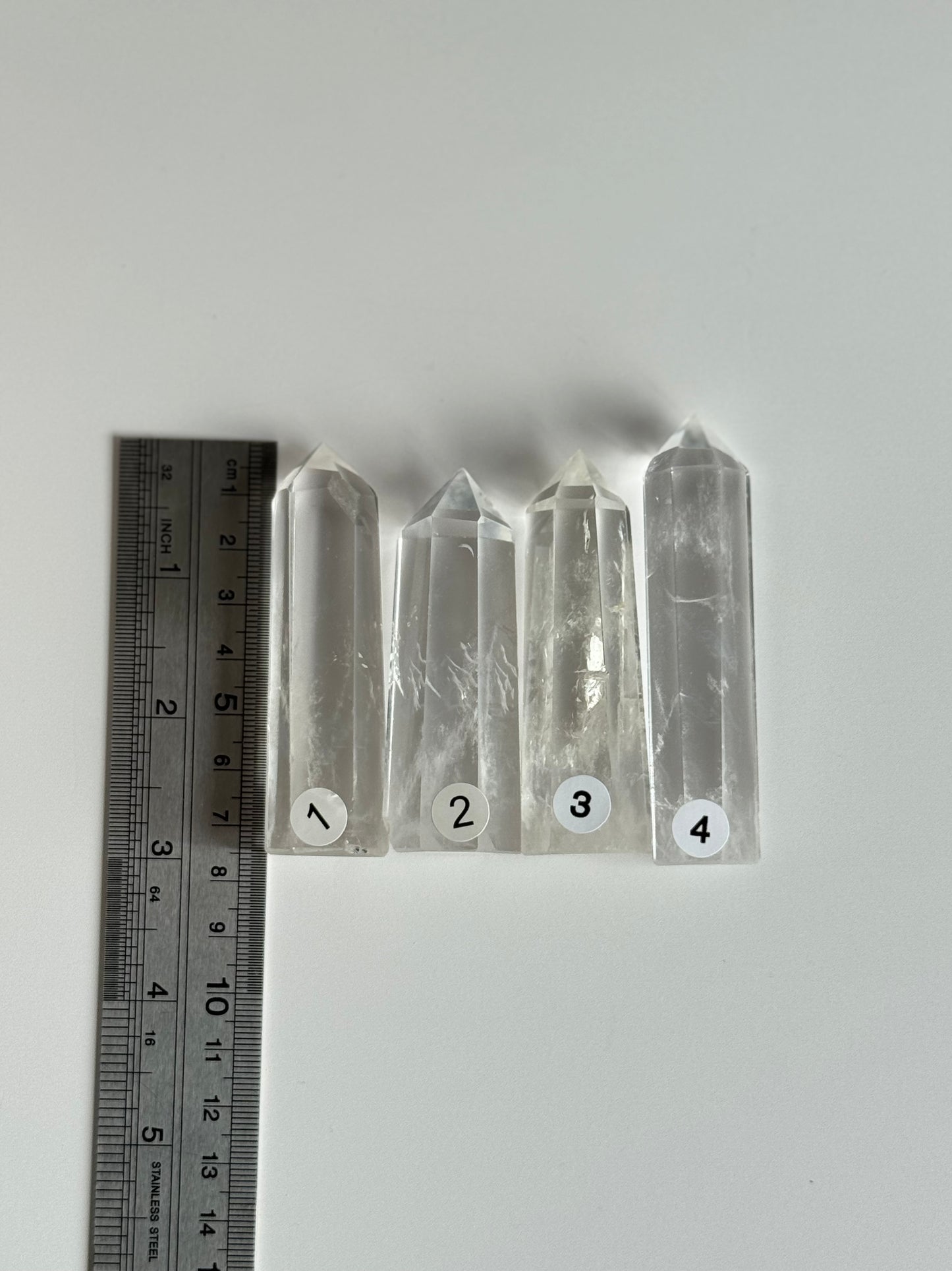 Blue Angel Feather Phantom Clear Quartz Point #1