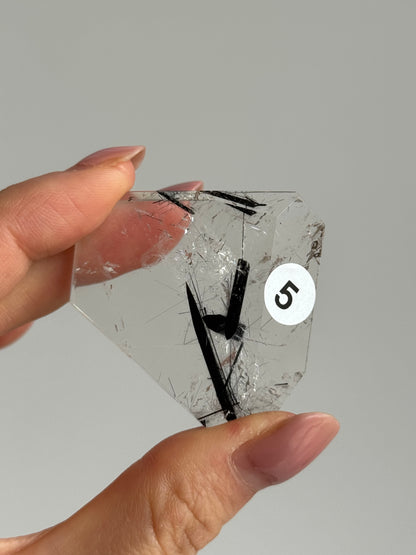 High Grade Black Tourmaline Quartz Freeform