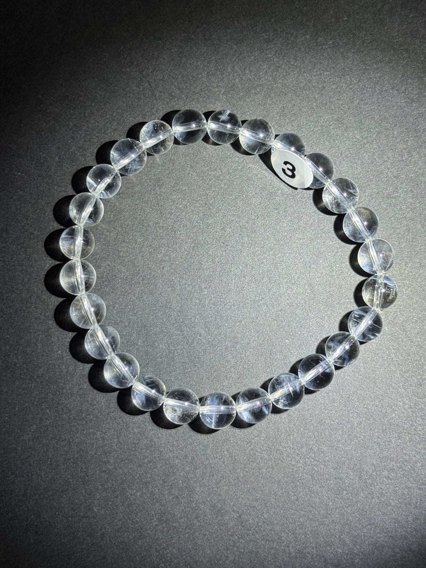 Blue Angel Feather Phantom Quartz Bracelet 7mm #3
