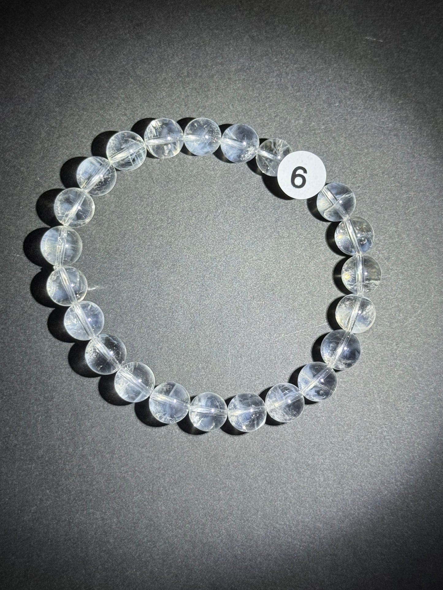 Blue Angel Feather Phantom Quartz Bracelet 8.3mm #6
