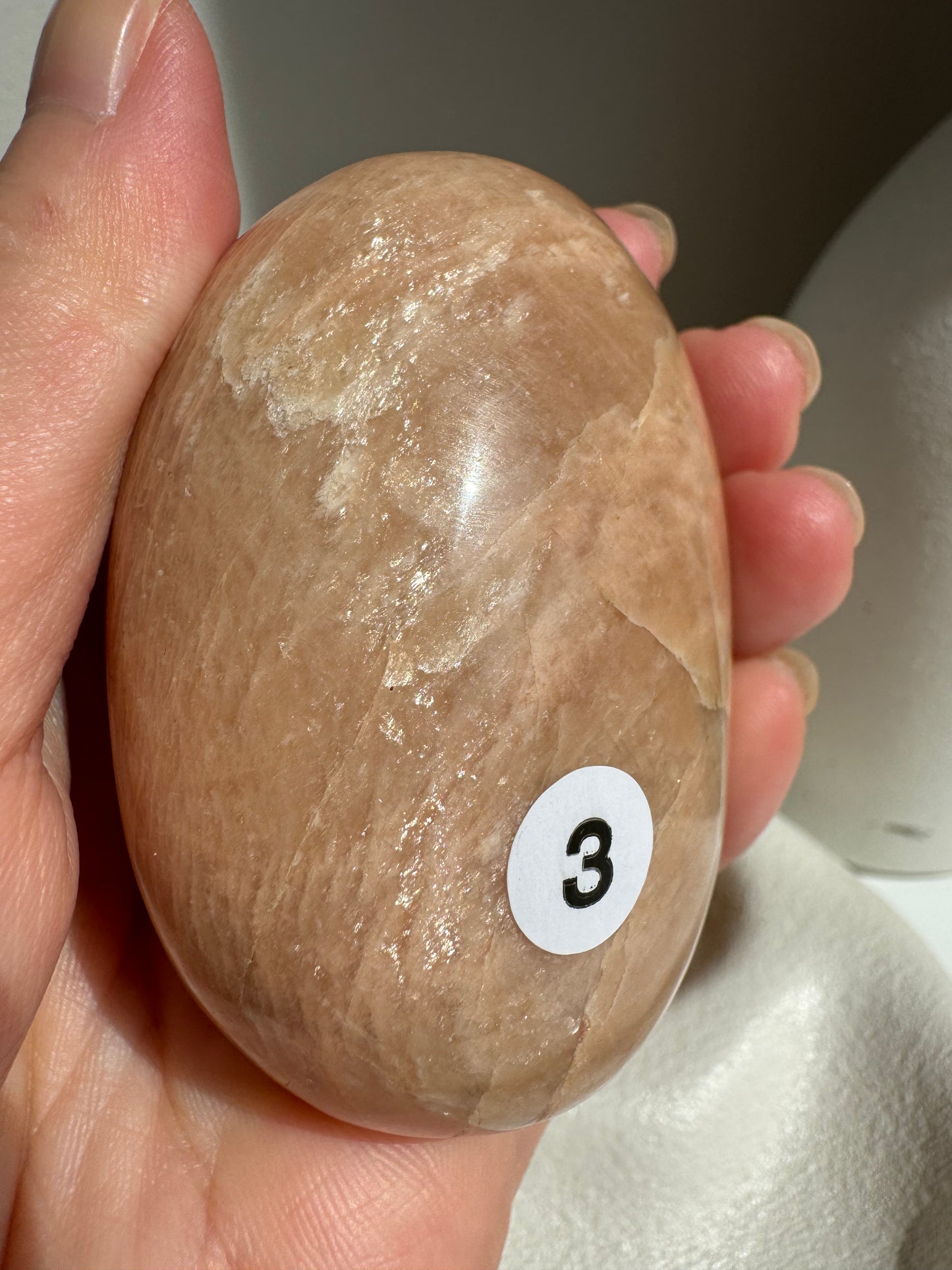 Peach Moonstone Palmstone